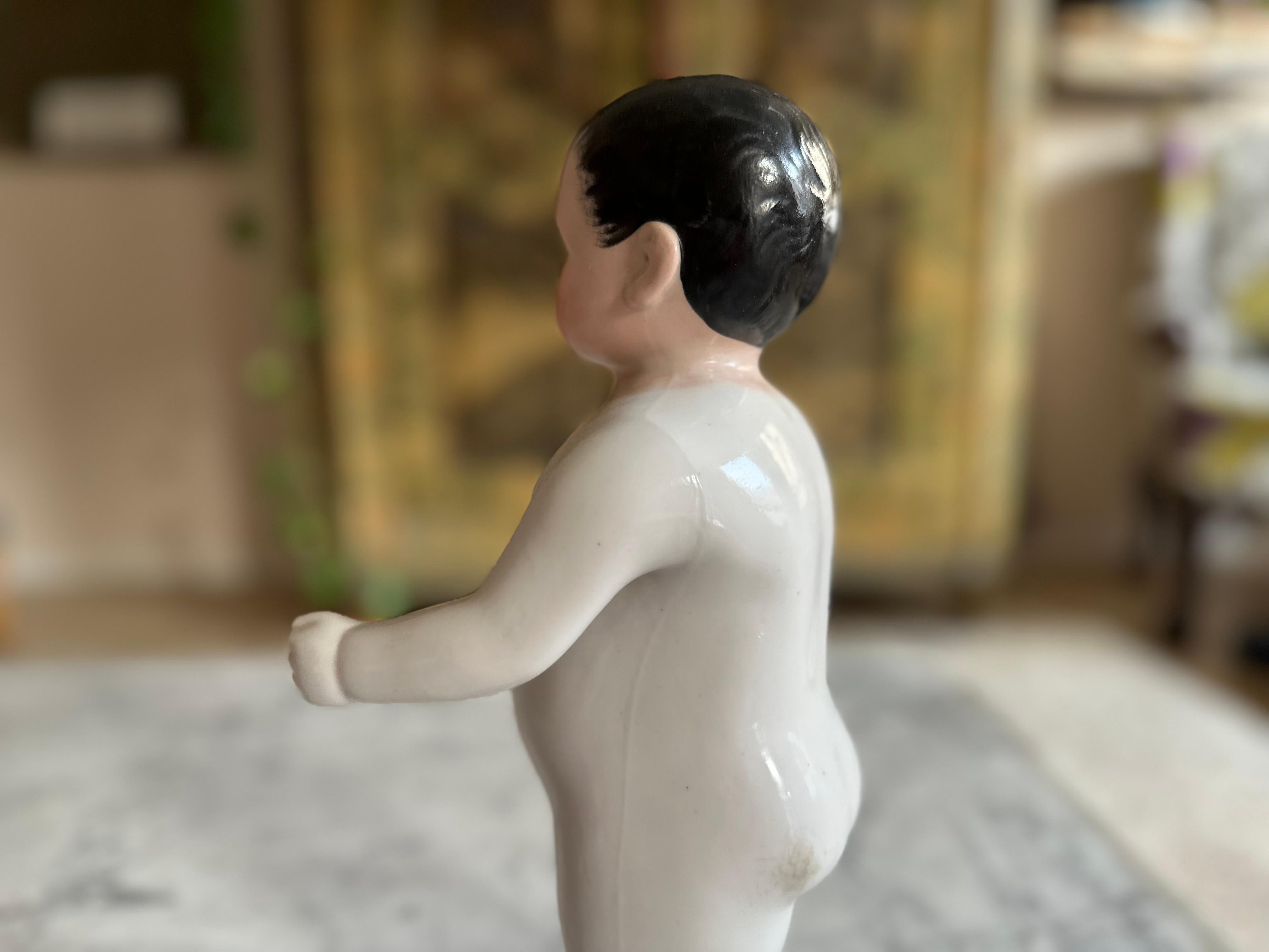 Rare Biedermeier Bathing Doll, Porcelain, c. 1820, Germany For Sale 9
