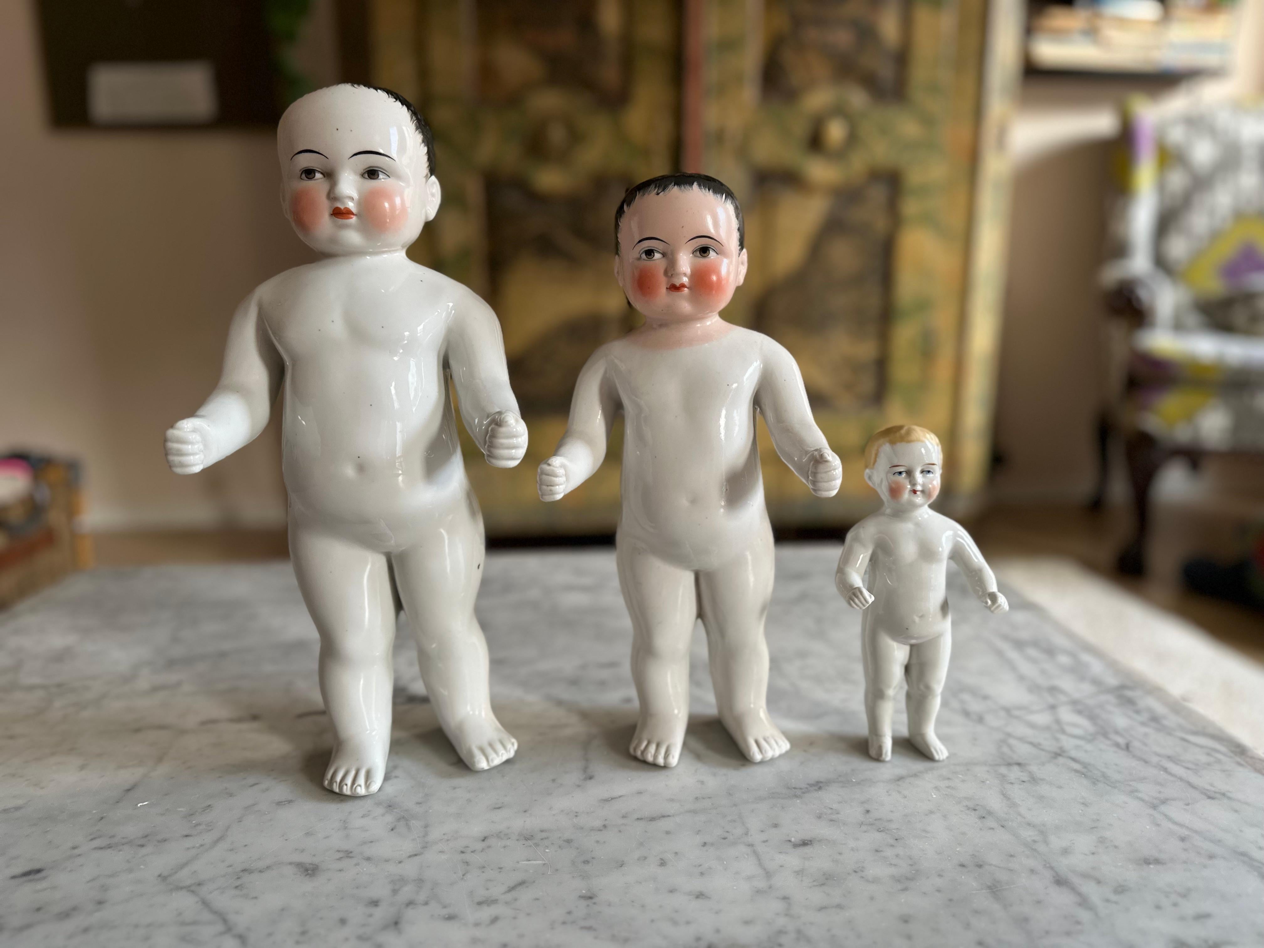 Rare Biedermeier Bathing Doll, Porcelain, c. 1820, Germany For Sale 10