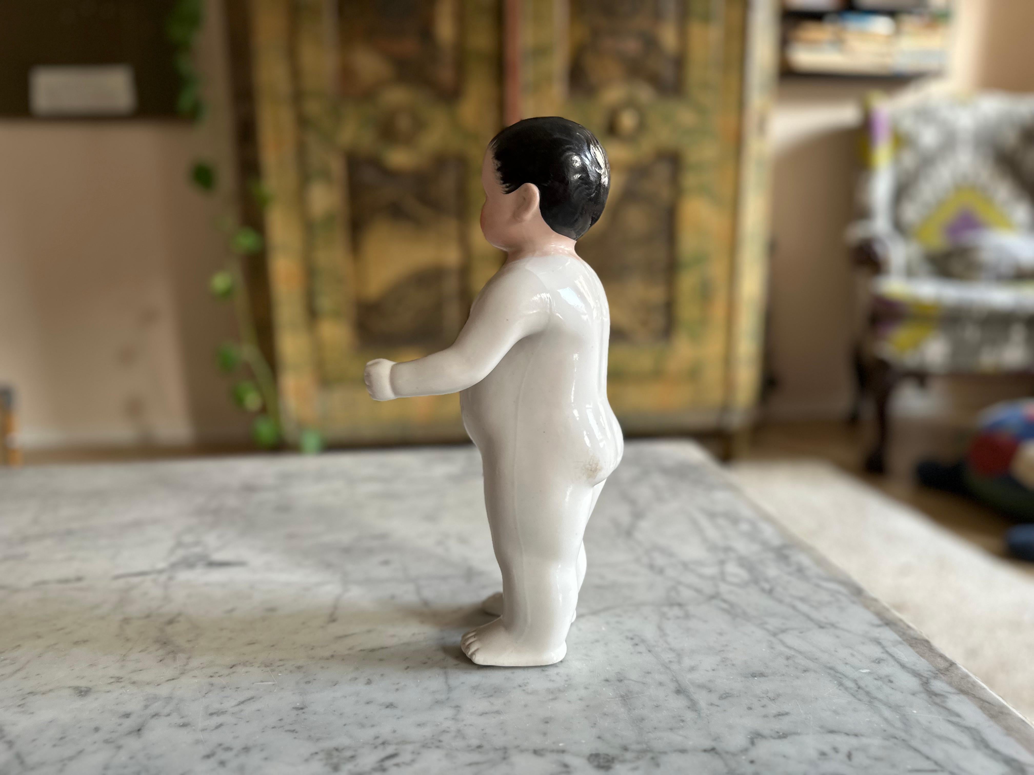 Rare Biedermeier Bathing Doll, Porcelain, c. 1820, Germany For Sale 10