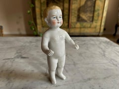 Rare Biedermeier Bathing Doll, Porcelain, c. 1820, Germany