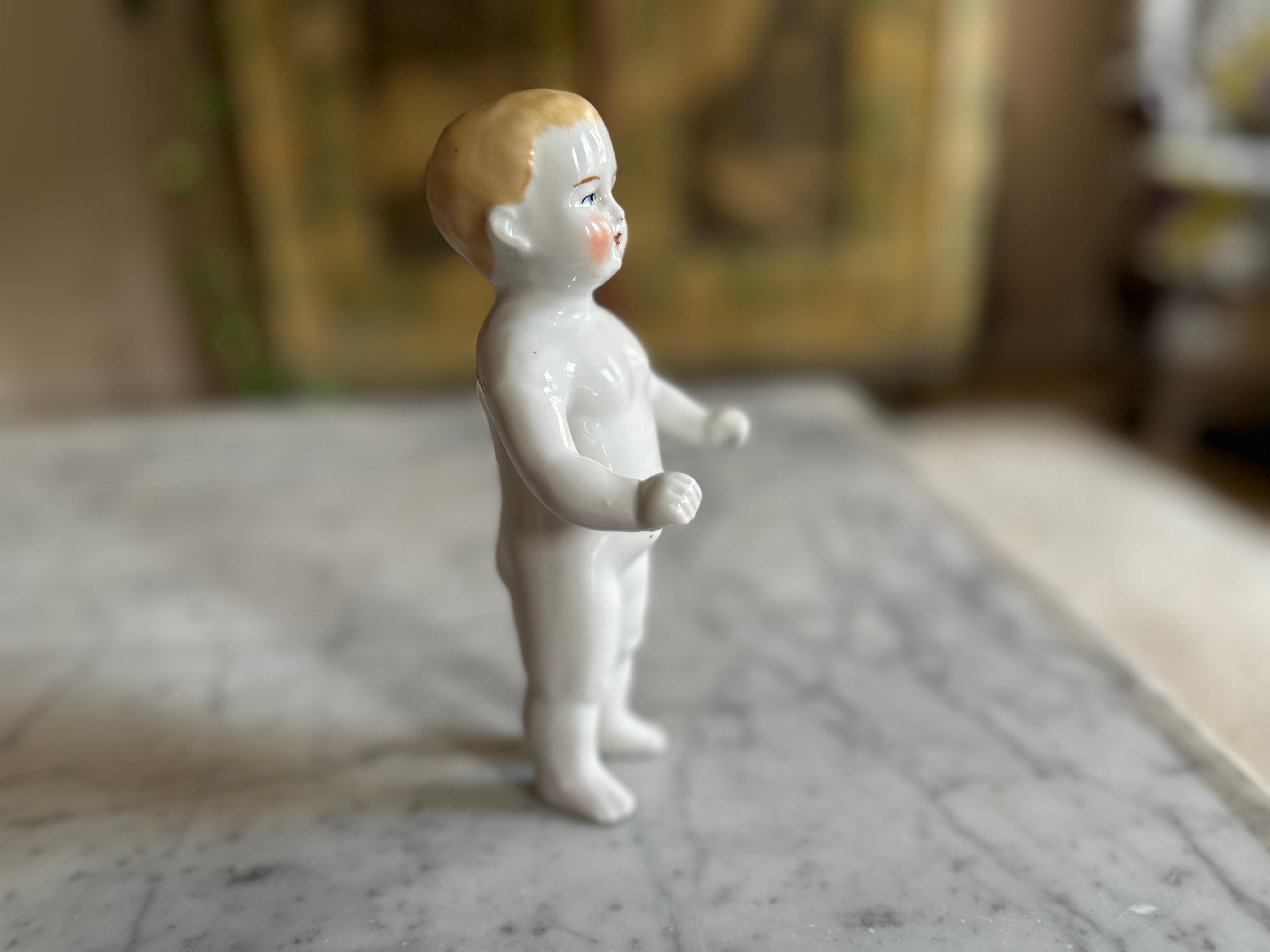 Rare Biedermeier Bathing Doll, Porcelain, c. 1820, Germany For Sale 2