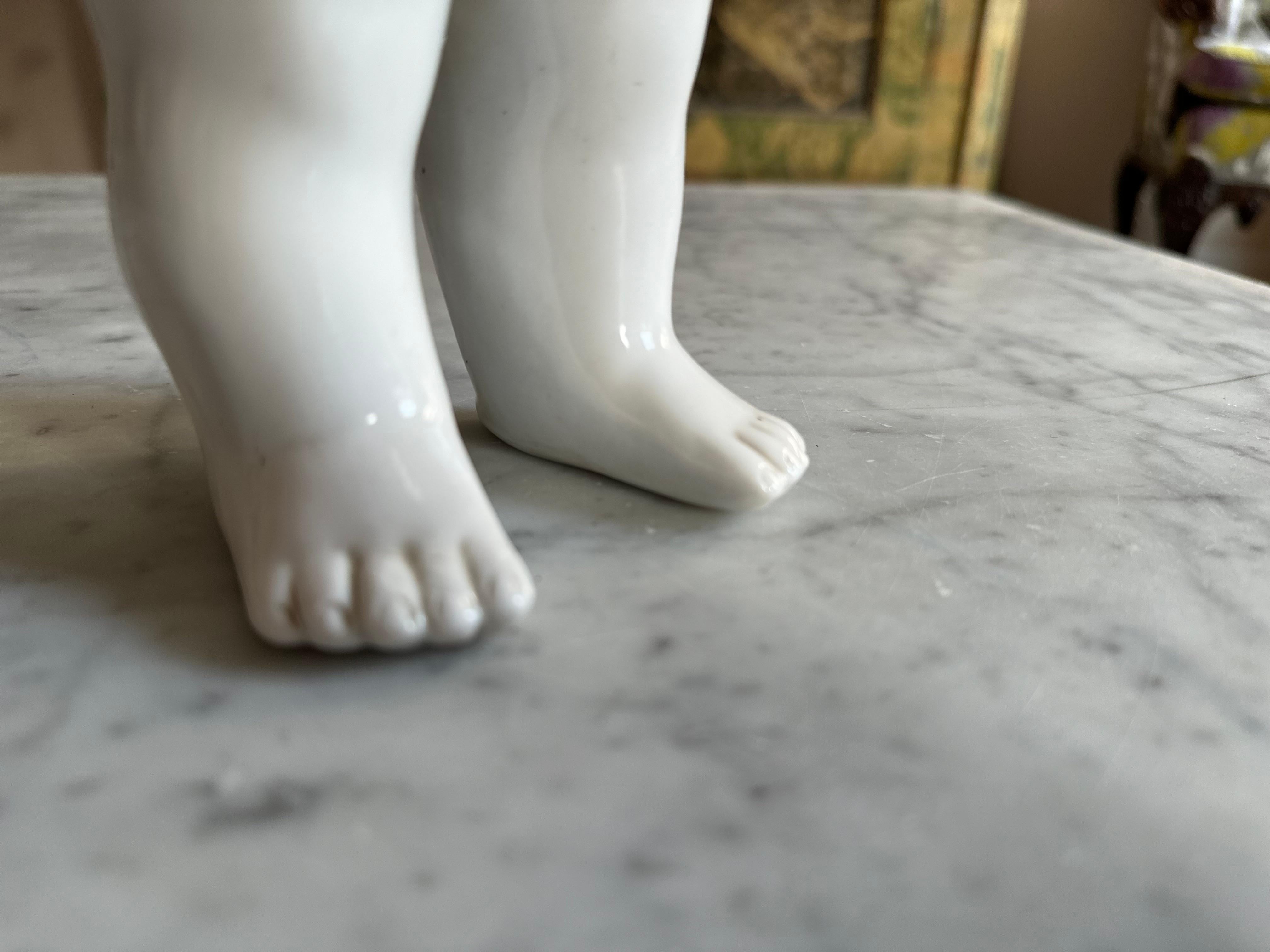 Rare Biedermeier Bathing Doll, Porcelain, c. 1820, Germany For Sale 2