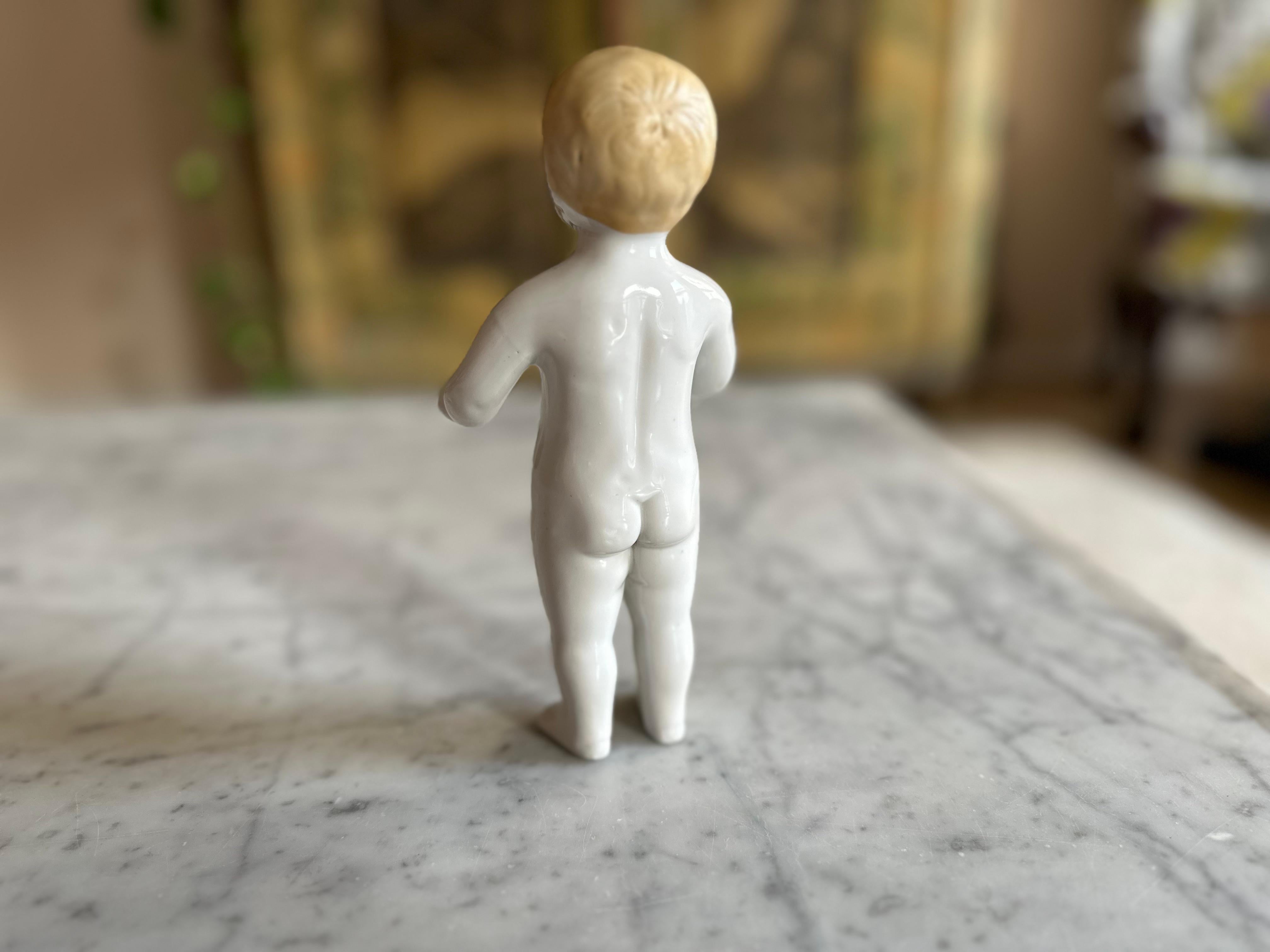 Rare Biedermeier Bathing Doll, Porcelain, c. 1820, Germany For Sale 3