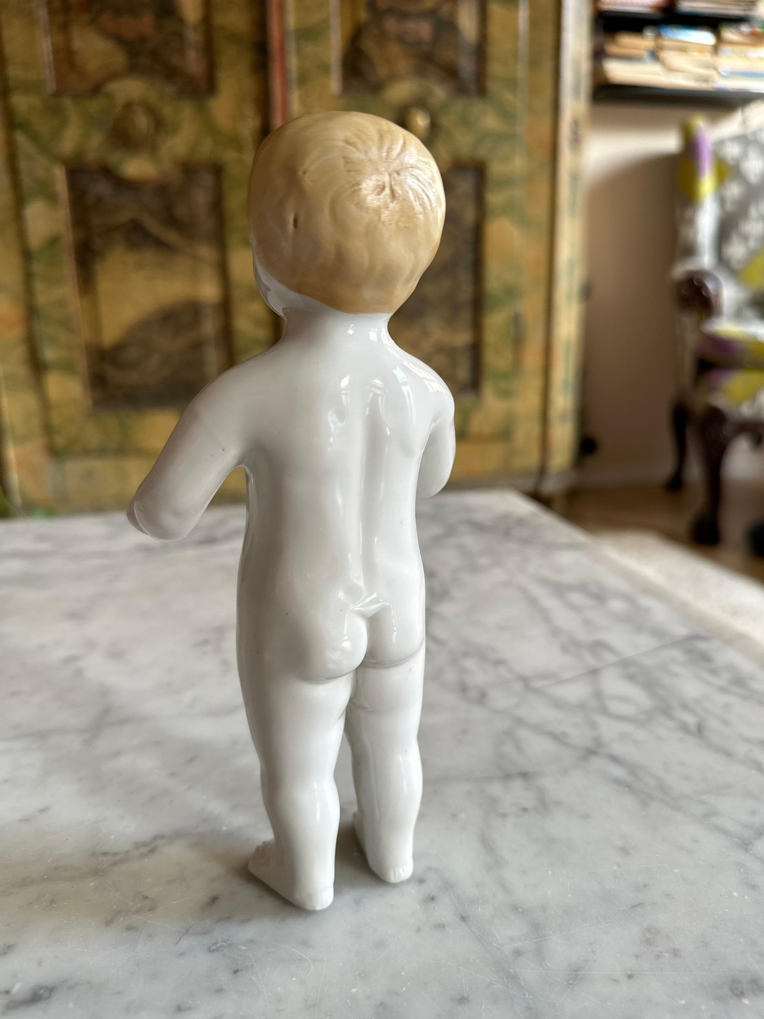 Rare Biedermeier Bathing Doll, Porcelain, c. 1820, Germany For Sale 4