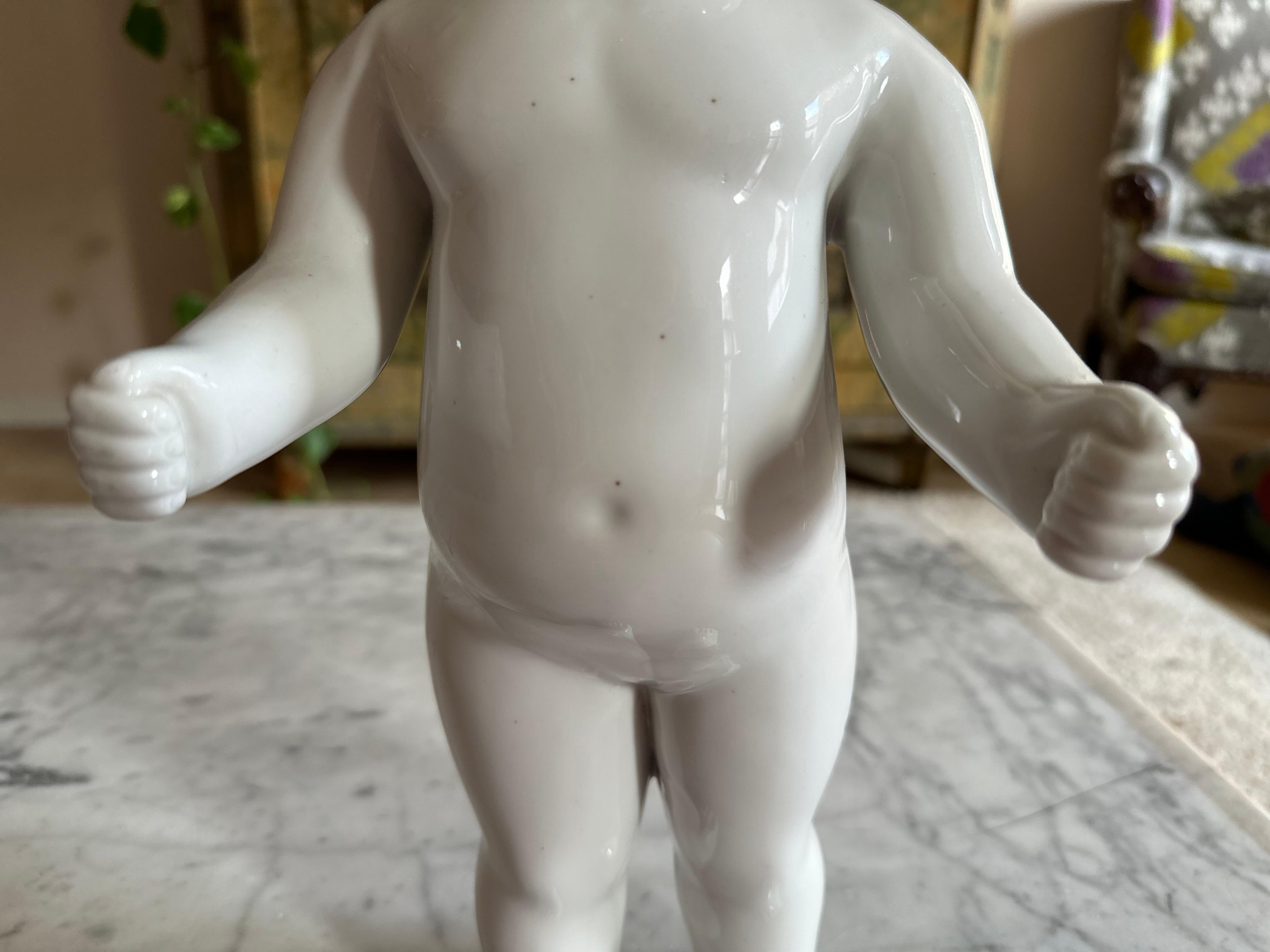 Rare Biedermeier Bathing Doll, Porcelain, c. 1820, Germany For Sale 4