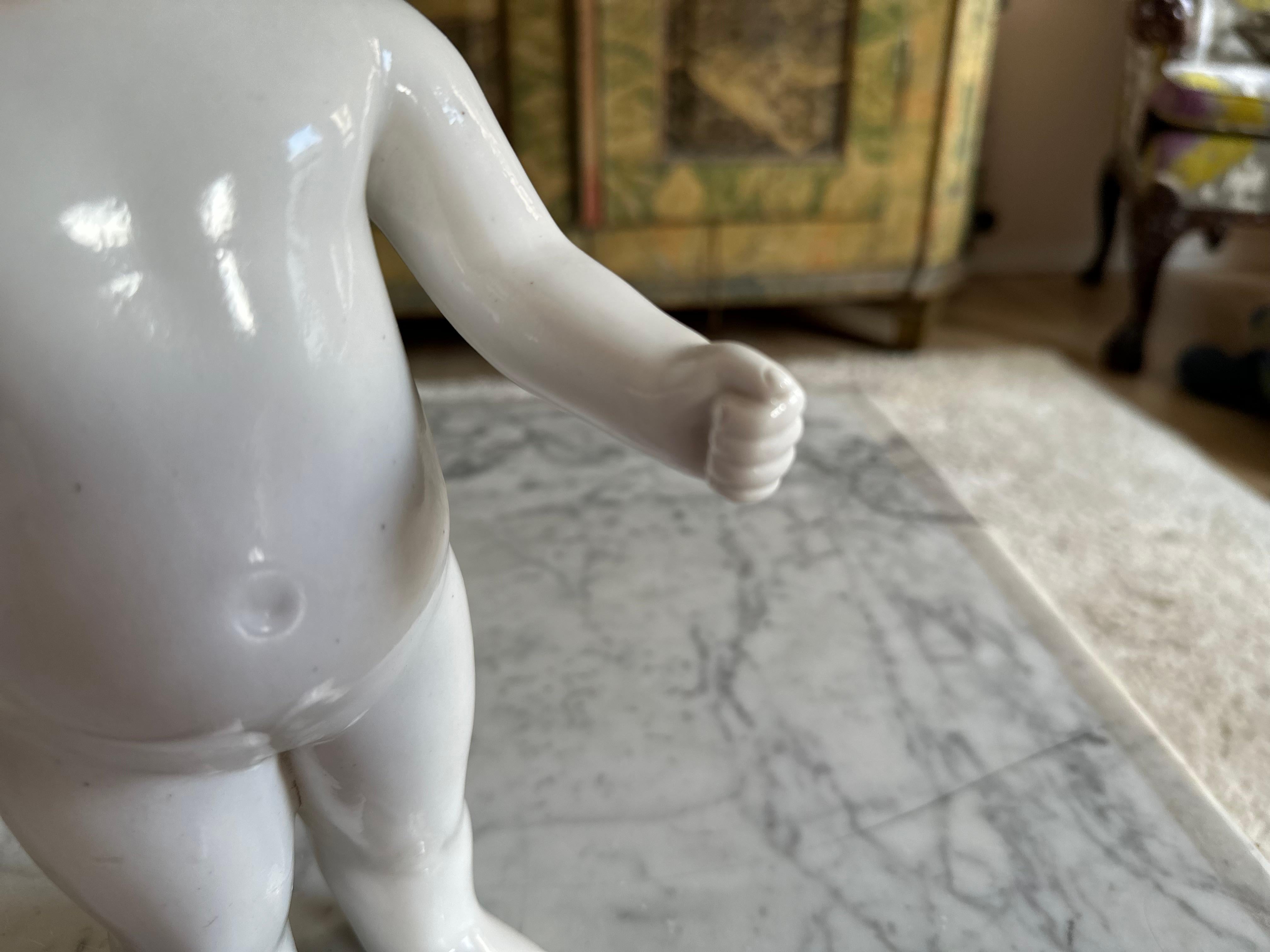 Rare Biedermeier Bathing Doll, Porcelain, c. 1820, Germany For Sale 4