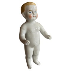 Rare poupée de bain Biedermeier, porcelaine, vers 1820, Allemagne
