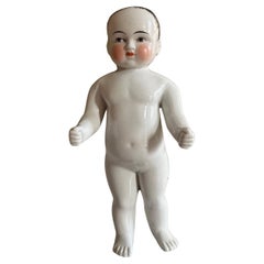 Rare poupée de bain Biedermeier, porcelaine, vers 1820, Allemagne