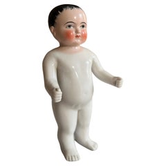 Rare poupée de bain Biedermeier, porcelaine, vers 1820, Allemagne