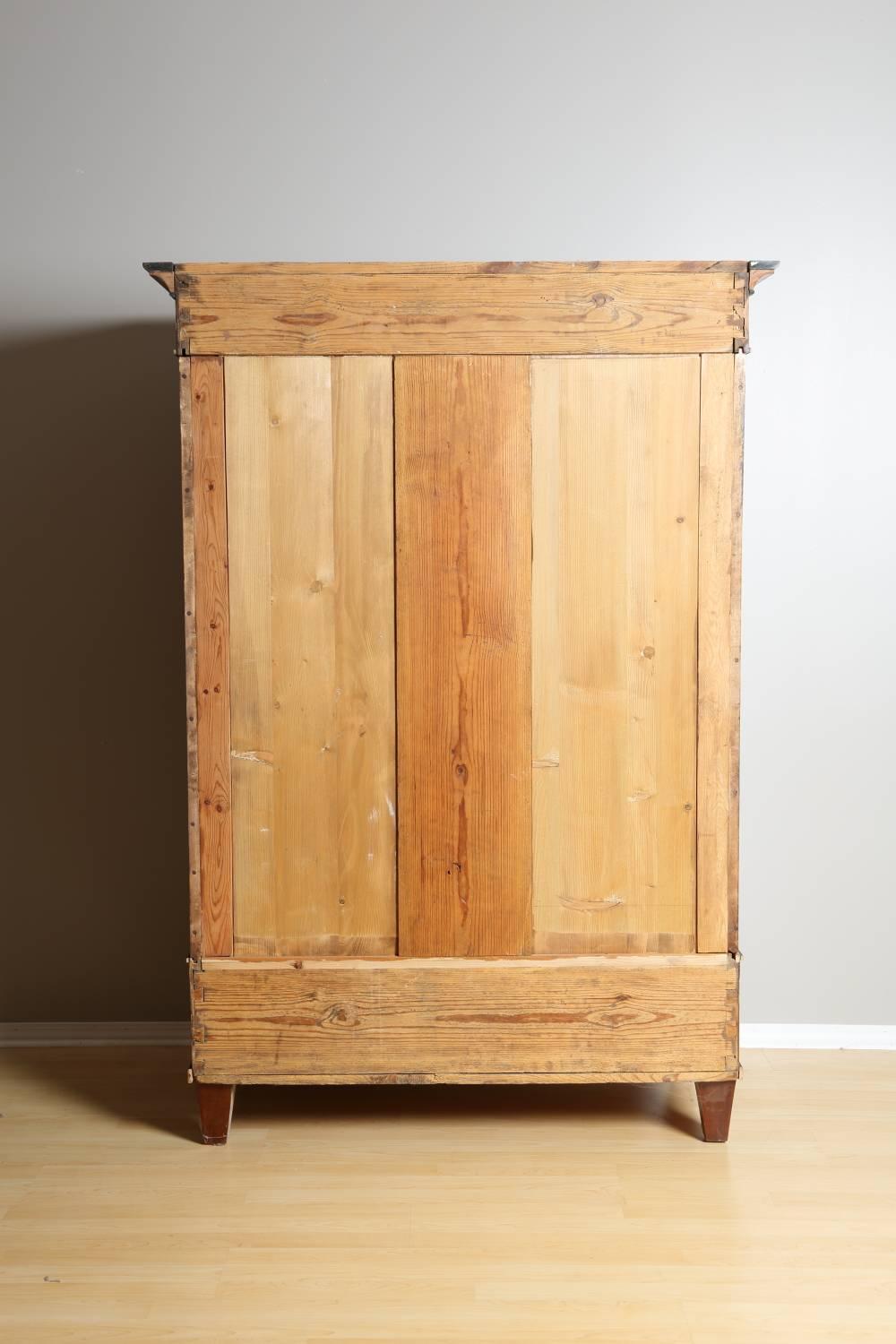 Rare Biedermeier Pearwood Wardrobe, circa 1820 For Sale 5