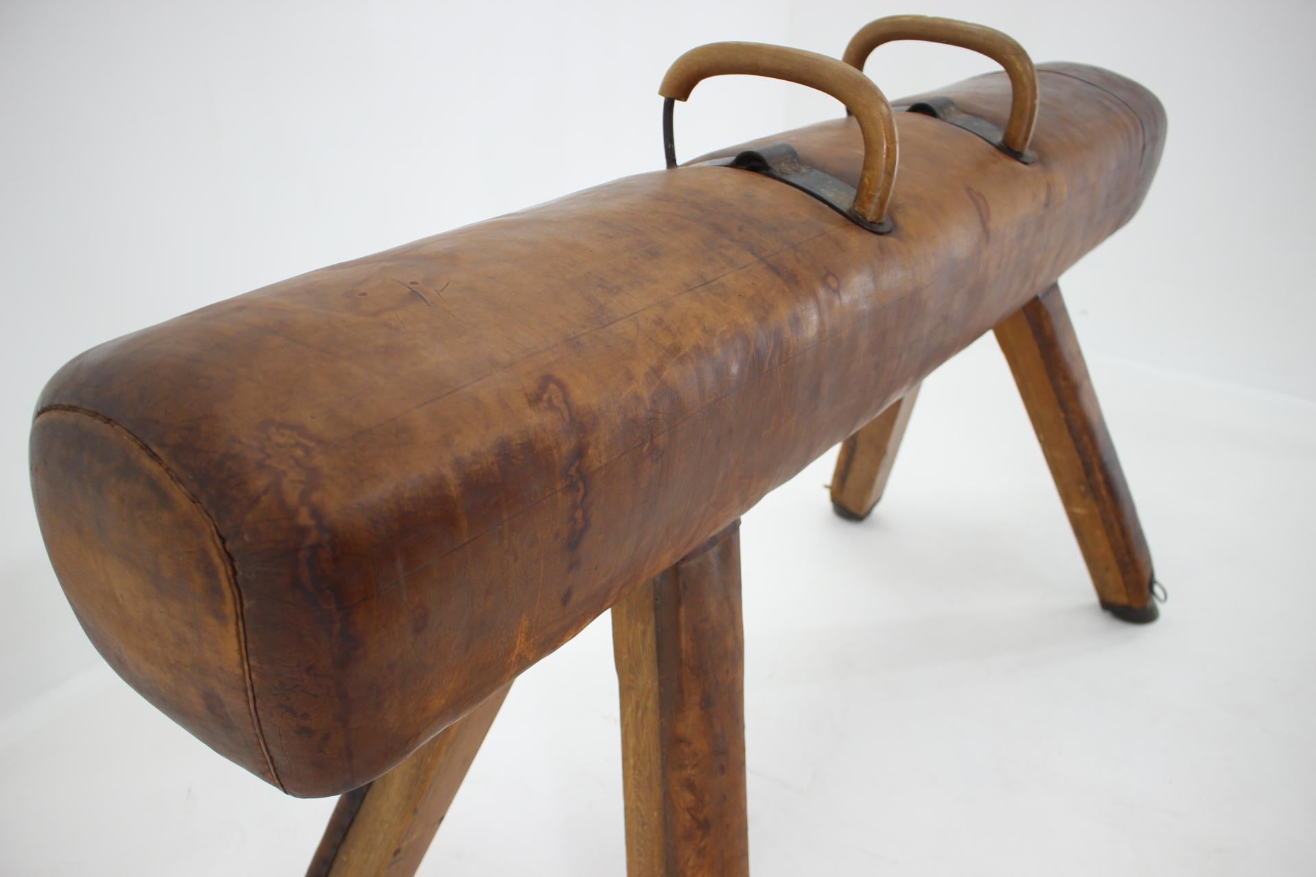 wooden horse gymnastics