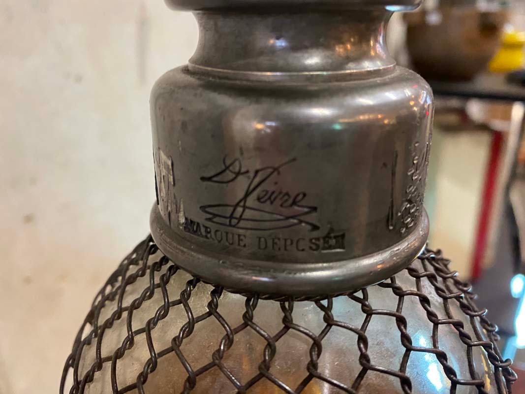 Rare Big French Seltzer Bottle, Veritable Seltzogene D. Fevre, 19th Century 4