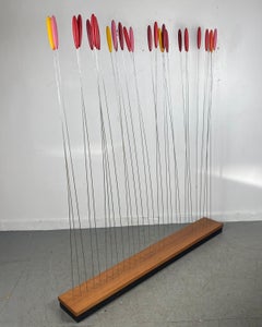 Rare Bill Curry Cattail Room Divider / Sculpture for Design Line 29 Cattails