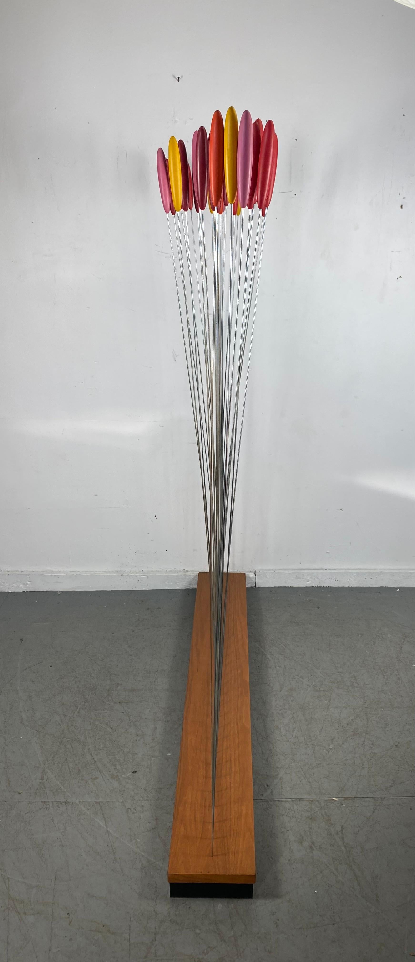 Late 20th Century Rare Bill Curry Cattail Room Divider / Sculpture for Design Line 29 Cattails   For Sale