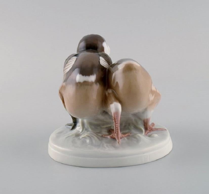 Danish Rare Bing & Grøndahl Porcelain Figure, Two Birds, Model Number 1778 For Sale