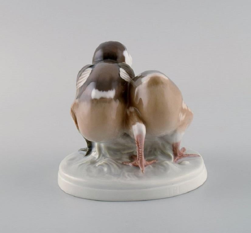 Danese Rara figura in porcellana di Bing & Grøndahl, Due uccelli, Model No. 1778 in vendita
