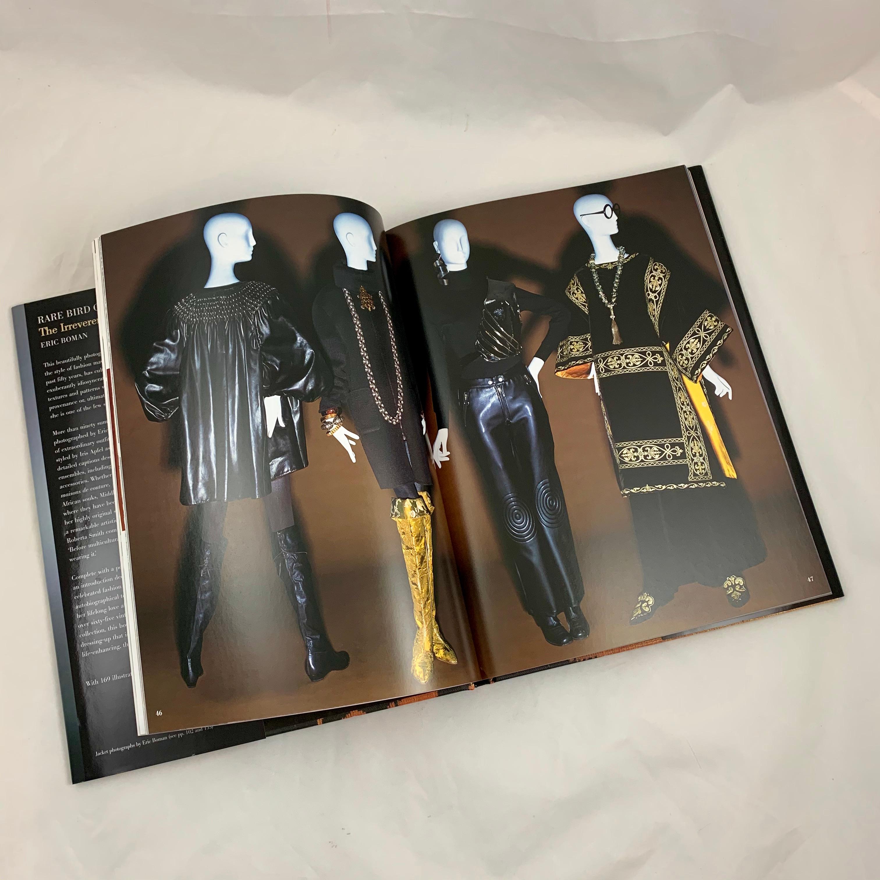 British Rare Bird of Fashion The Irreverent Iris Apfel Book, Dust Jacket 2010 UK Edition