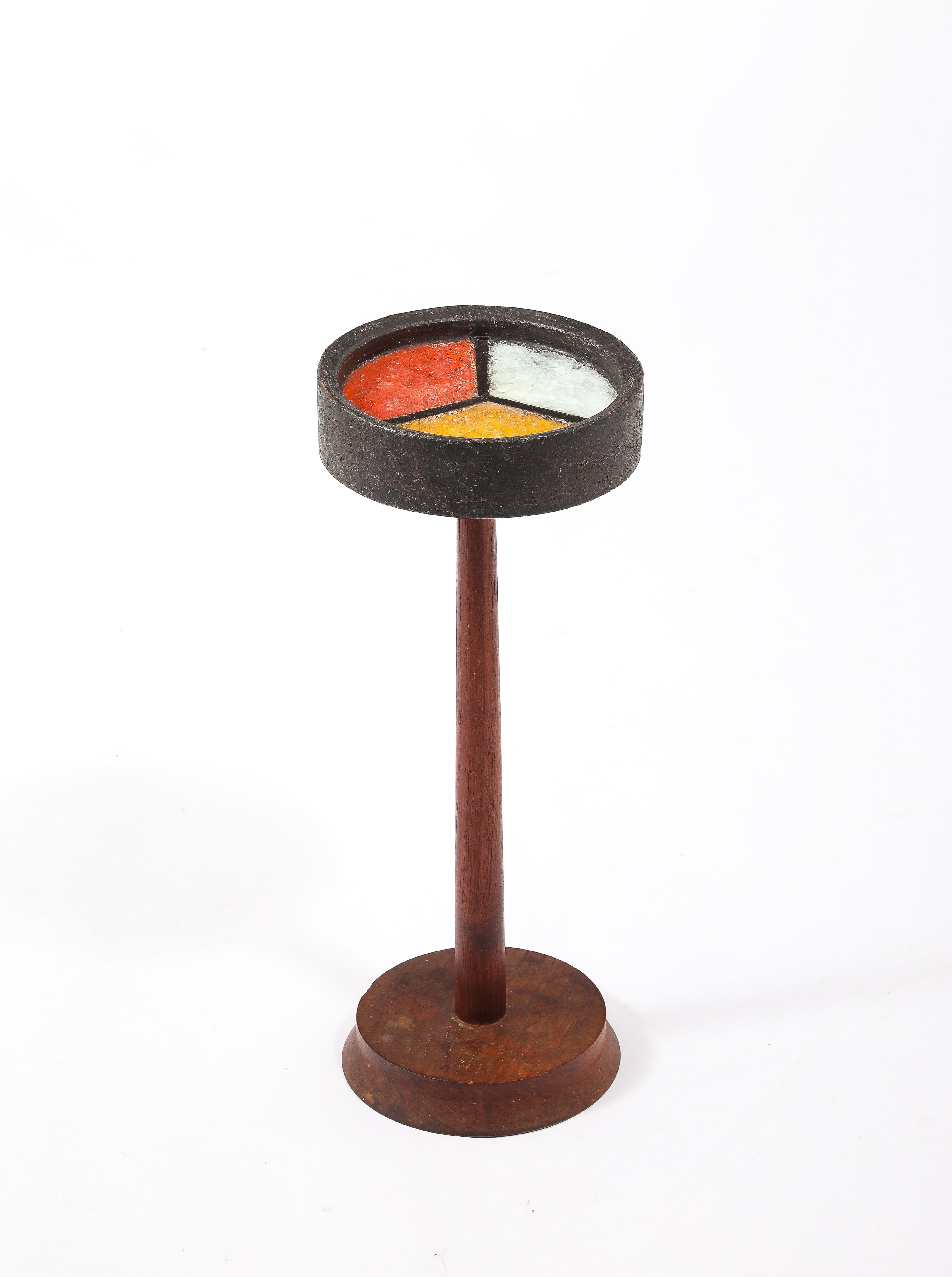 Rare Bitossi Drink Stand, Italy 1950's In Good Condition For Sale In New York, NY