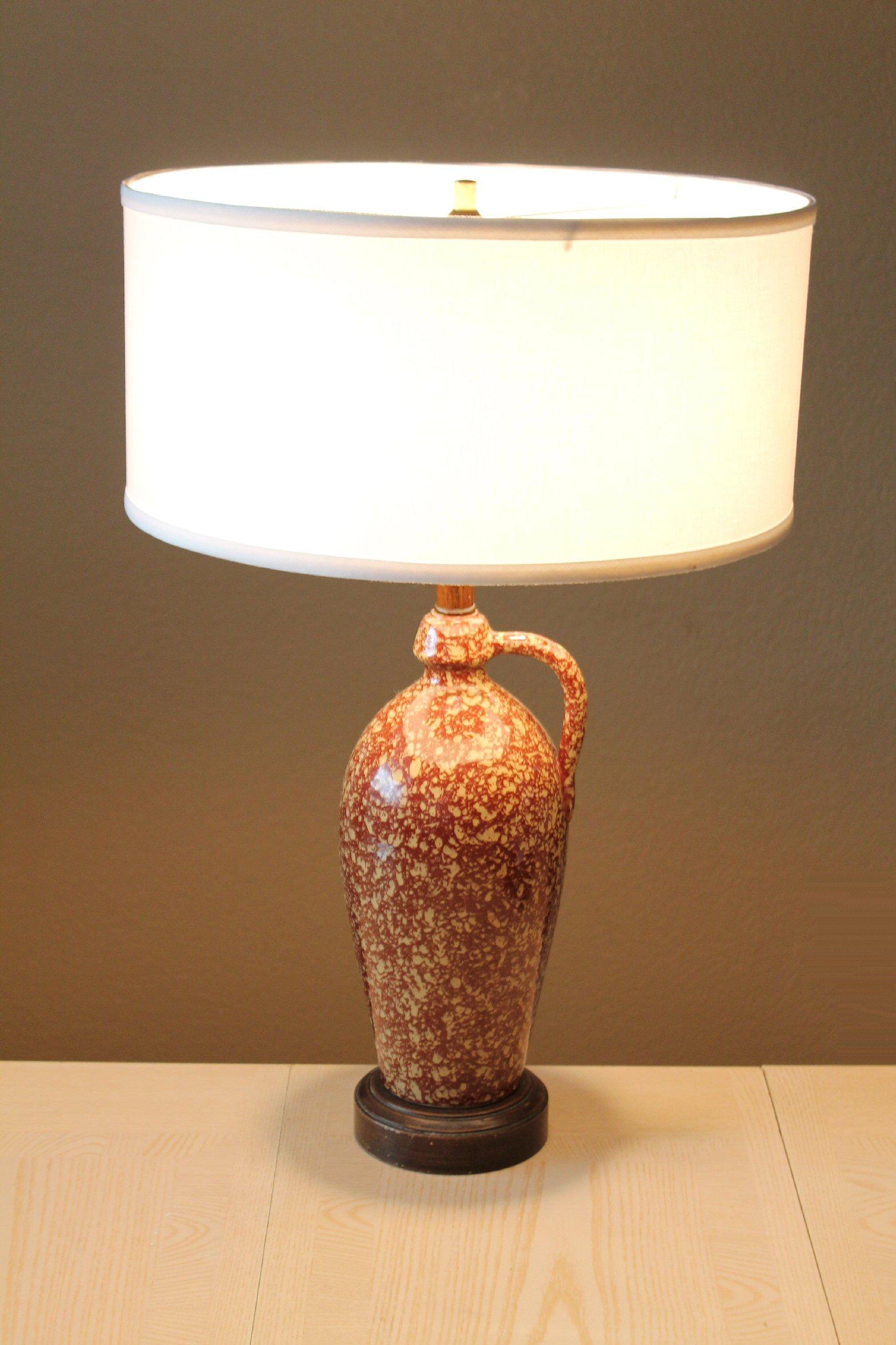 20ième siècle Rare lampe de poterie Bitossi pour Wilmar. Décoration italienne moderne du milieu du siècle 1950 en vente
