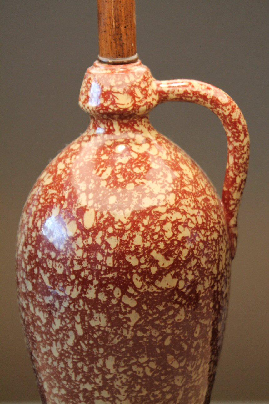 Poteries Rare lampe de poterie Bitossi pour Wilmar. Décoration italienne moderne du milieu du siècle 1950 en vente