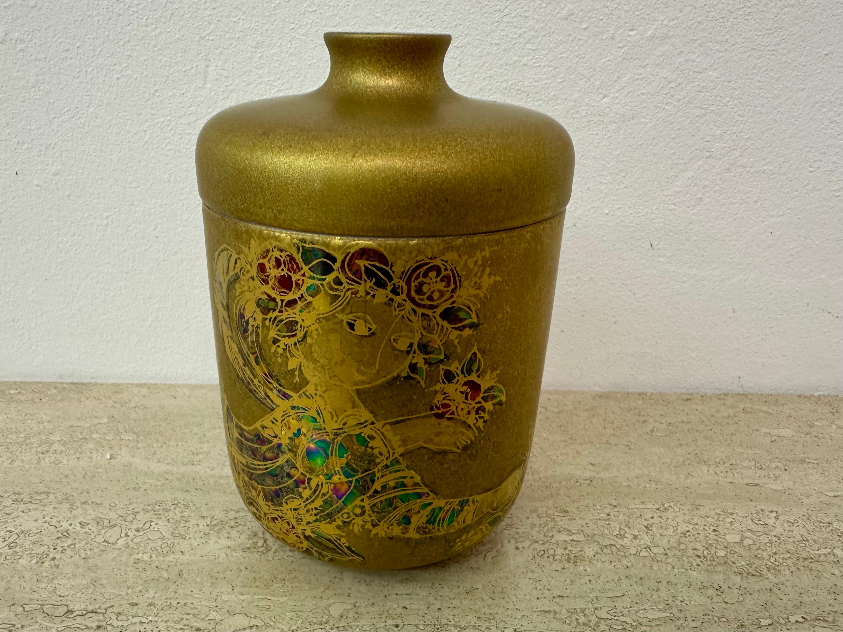 Mid-Century moderno Raro vaso contenitore Bjørn Wiinblad per Rosenthal, anni '70 in vendita