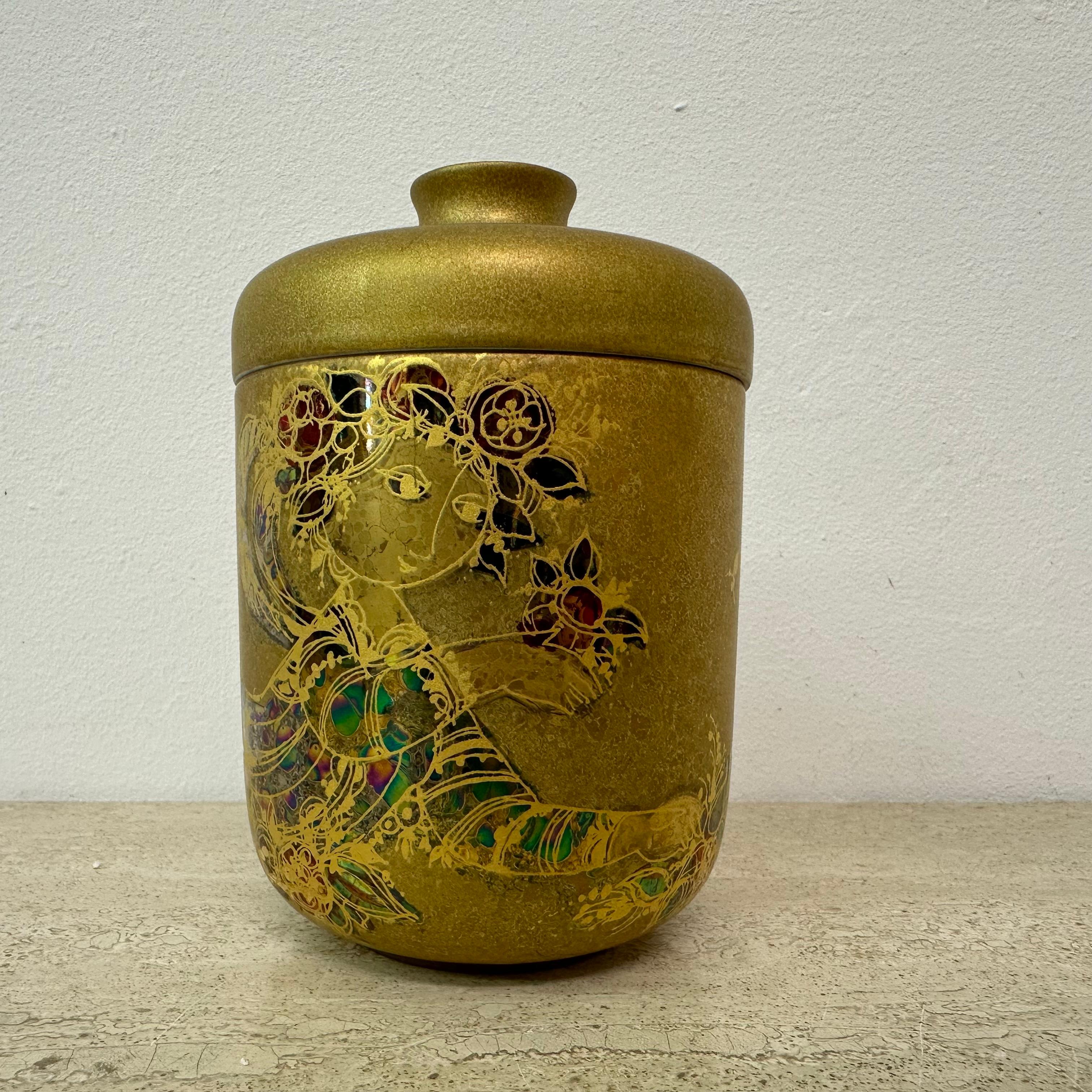 Tedesco Raro vaso contenitore Bjørn Wiinblad per Rosenthal, anni '70 in vendita