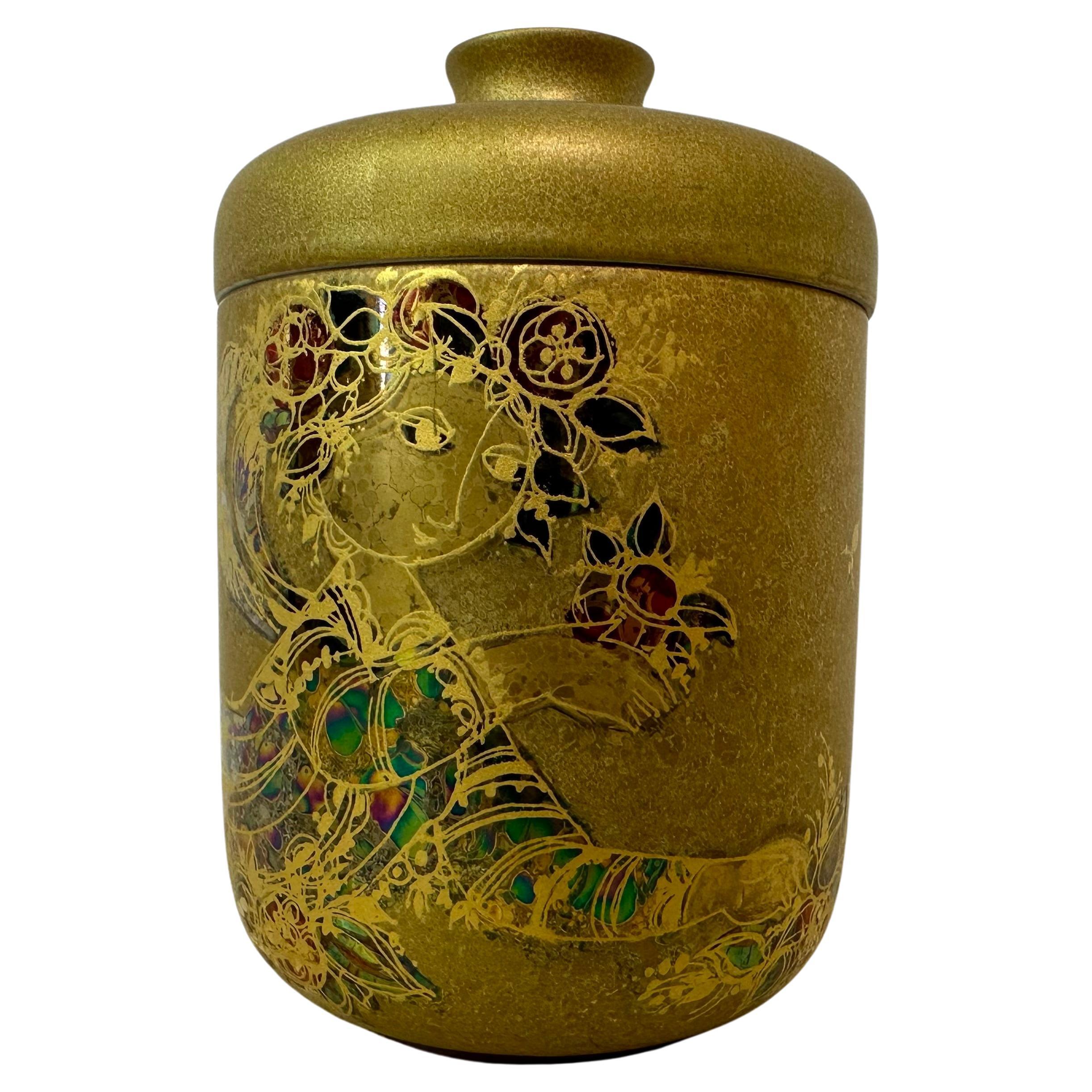 Raro vaso contenitore Bjørn Wiinblad per Rosenthal, anni '70 in vendita