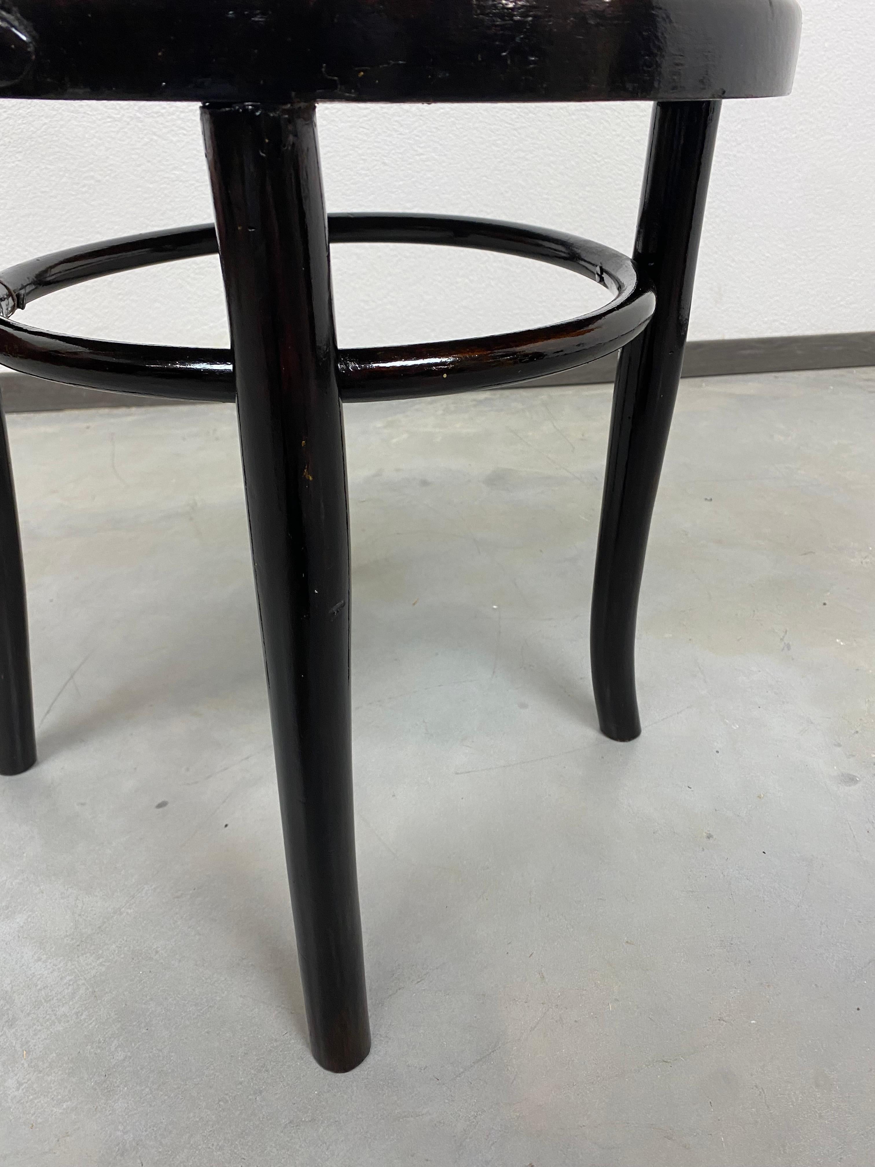 Rare Blac Secession Thonet Chair For Sale 2