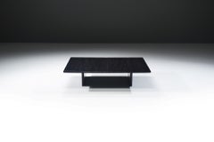 Rare Black Custom Bamboo Japandi Coffee Table by Axel Vervoordt - Belgium