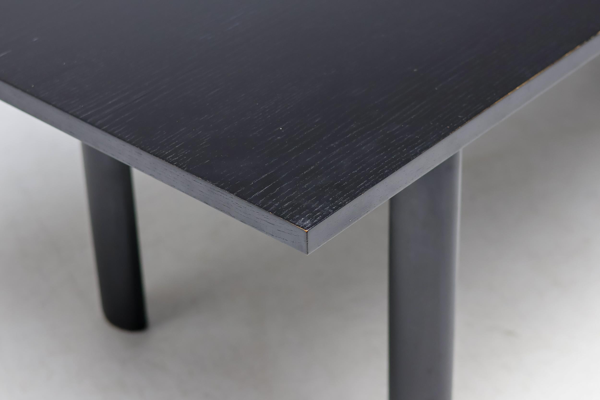 Raro escritorio LC6 de fresno teñido de negro de Le Corbusier, Jeanneret y Perriand para Cassina Italiano