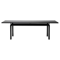 Rare Black Dye Ash LC6 Desk by Le Corbusier, Jeanneret and Perriand for Cassina
