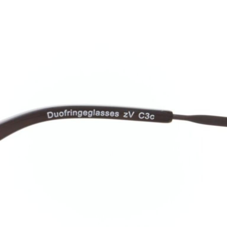 rare BLESS Duo Fringe black chain no lens aviator sunglasses For Sale 1