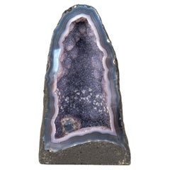 Raro geode cattedrale di agata blu