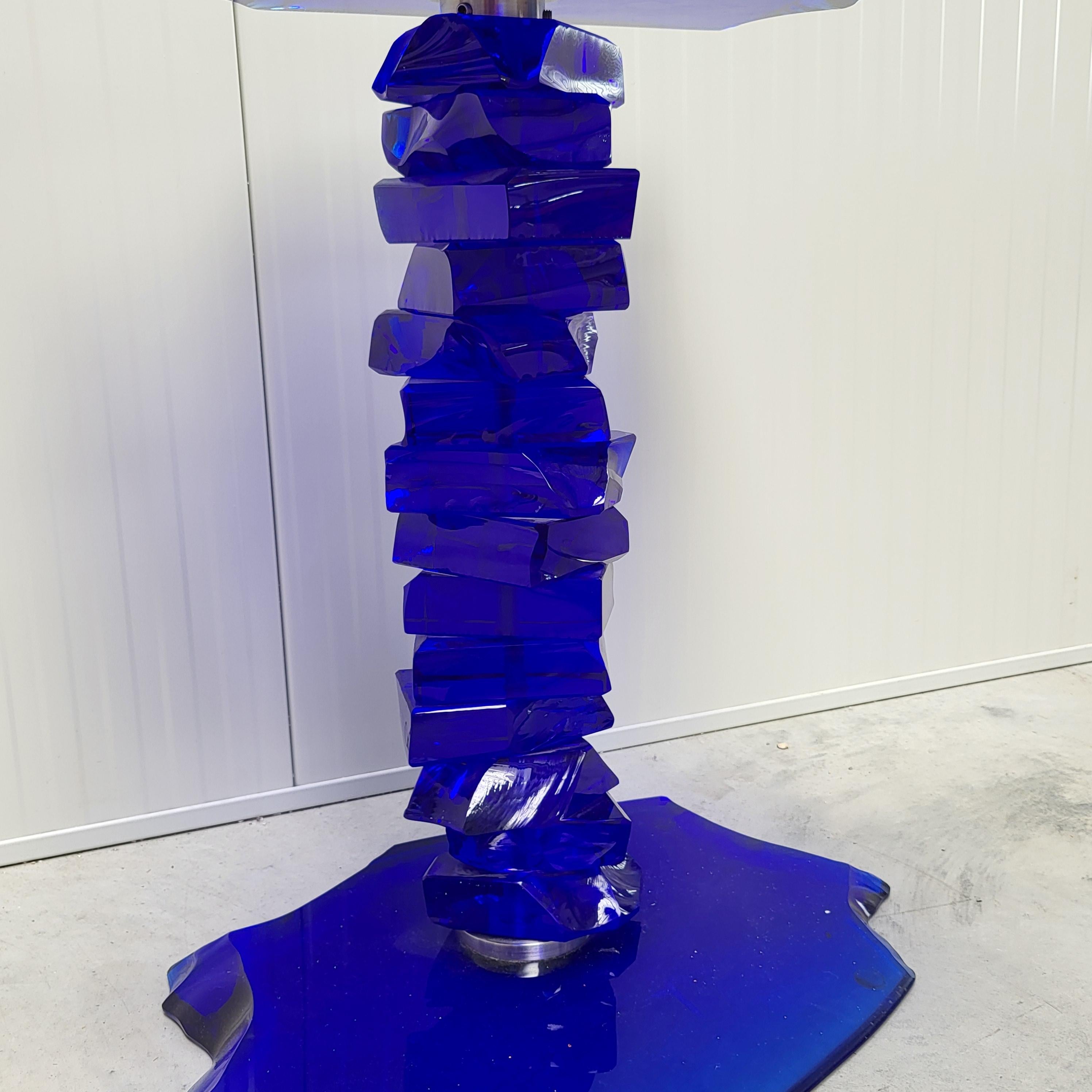 Fait main Rare table bleu caramel par Danny Lane 4 de 12, Londres 2010 en vente