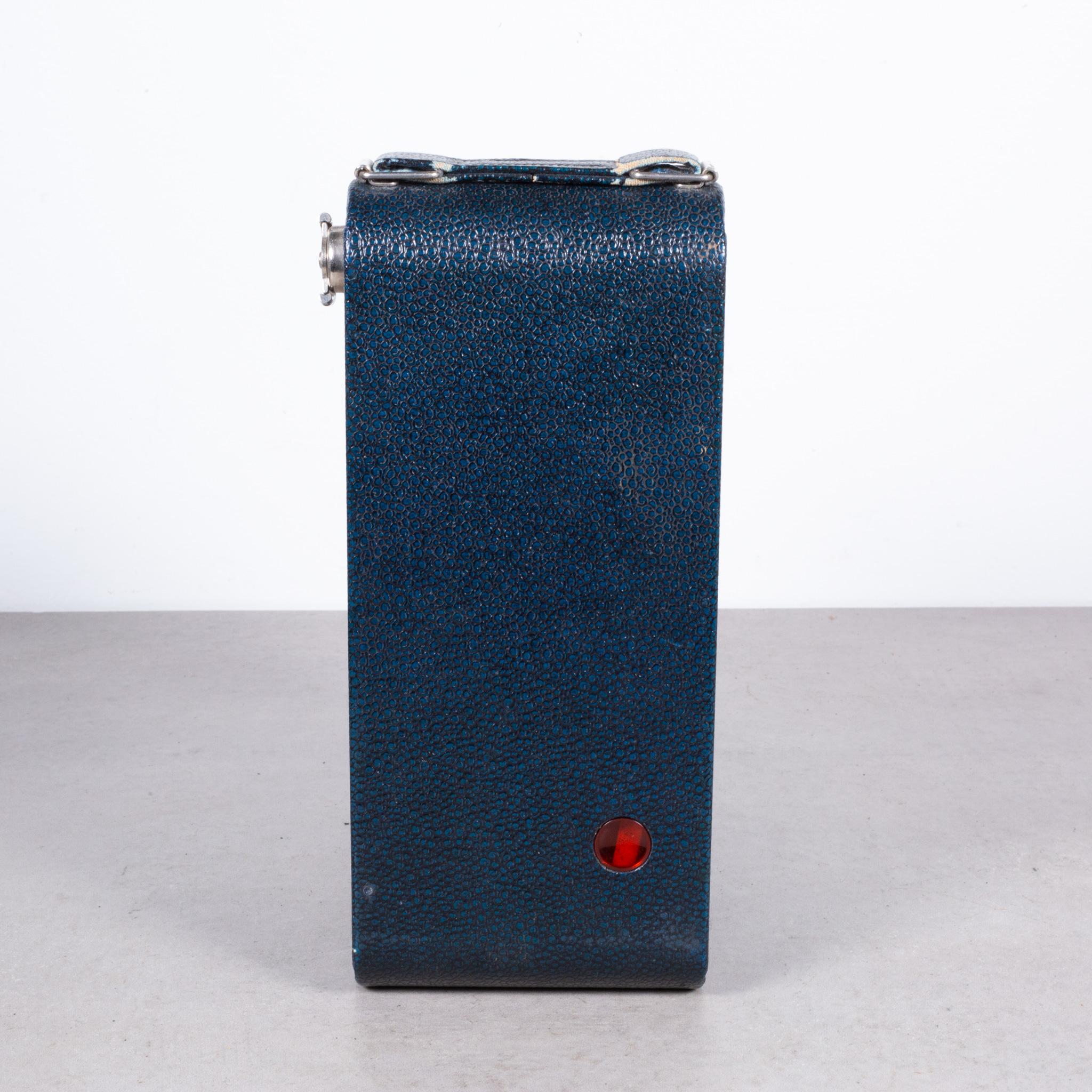Leather Rare Blue Eastman Kodak 