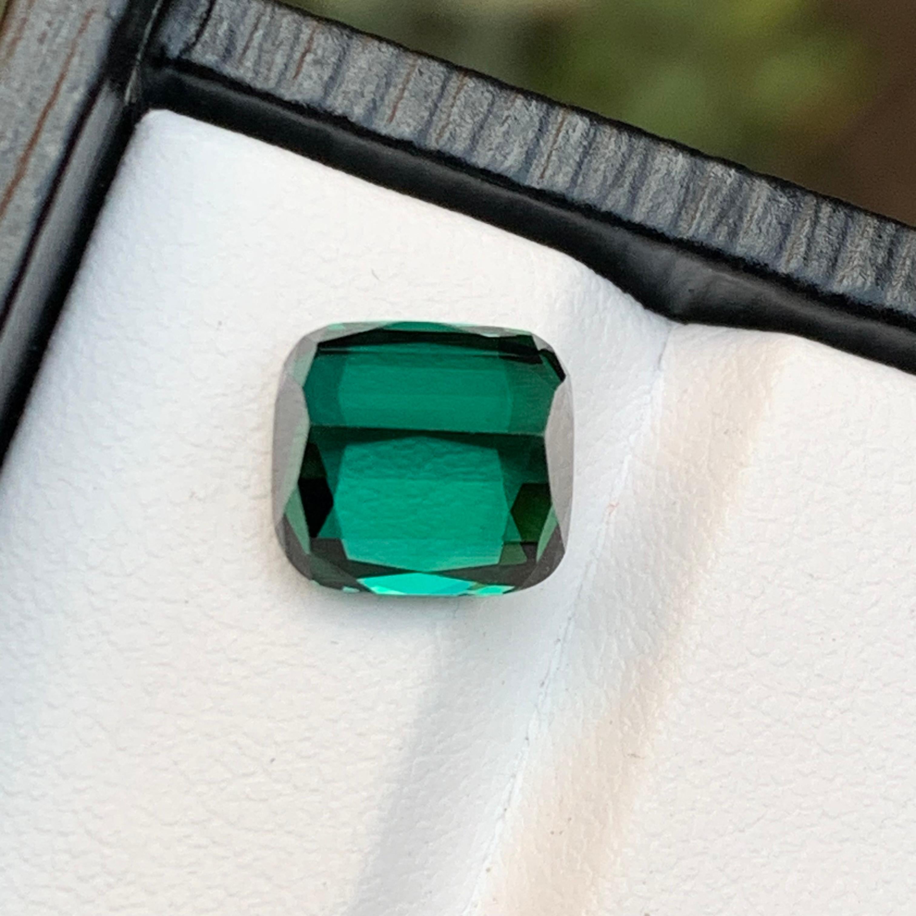 Rare tourmaline naturelle bleue verte taille coussin, 4,05 ct-Afghani  Neuf - En vente à Peshawar, PK