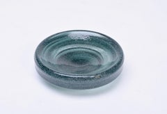 Rare "Blue Lava" Glass Bowl Designed by Per Lütken for Holmegaard
