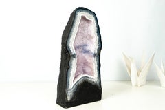 Rare Blue & White Lace Agate Cathedral Geode