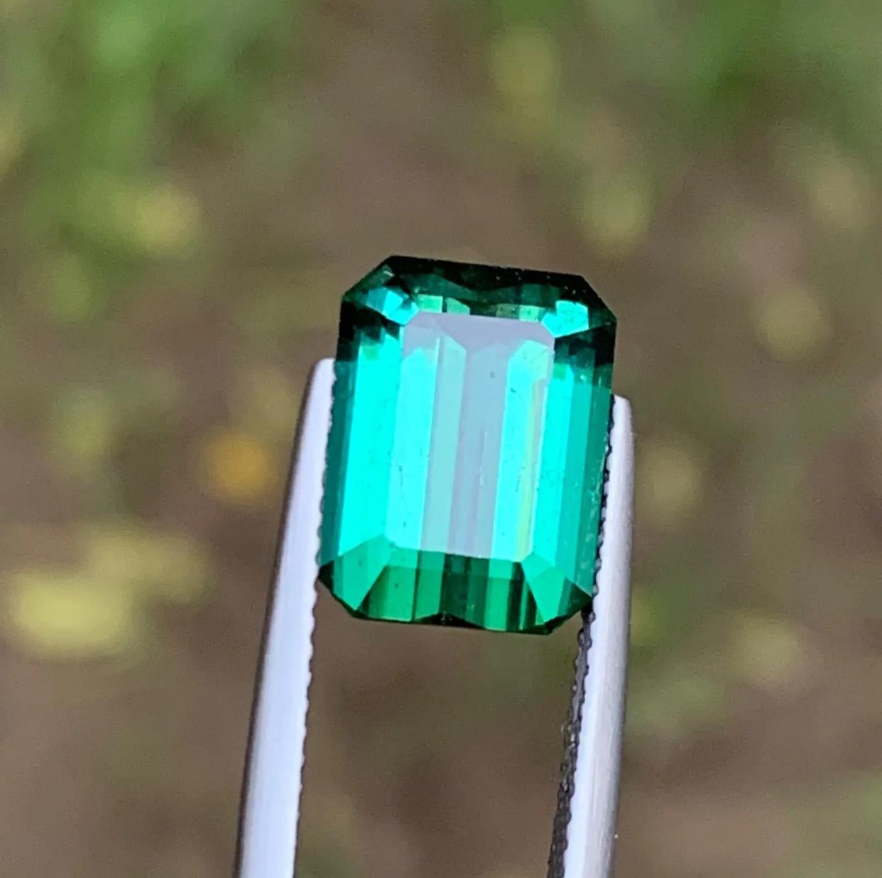 Gemstone Type: Tourmaline
Weight: 6.50 Carats
Dimensions: 11.84 x 8.98 x 6.83
Color: Bluish Green
Clarity: Slightly Included
Treatment: Not Treated
Origin: Afghanistan
Certificate: On demand 

Introducing our exquisite Bluish Green Natural