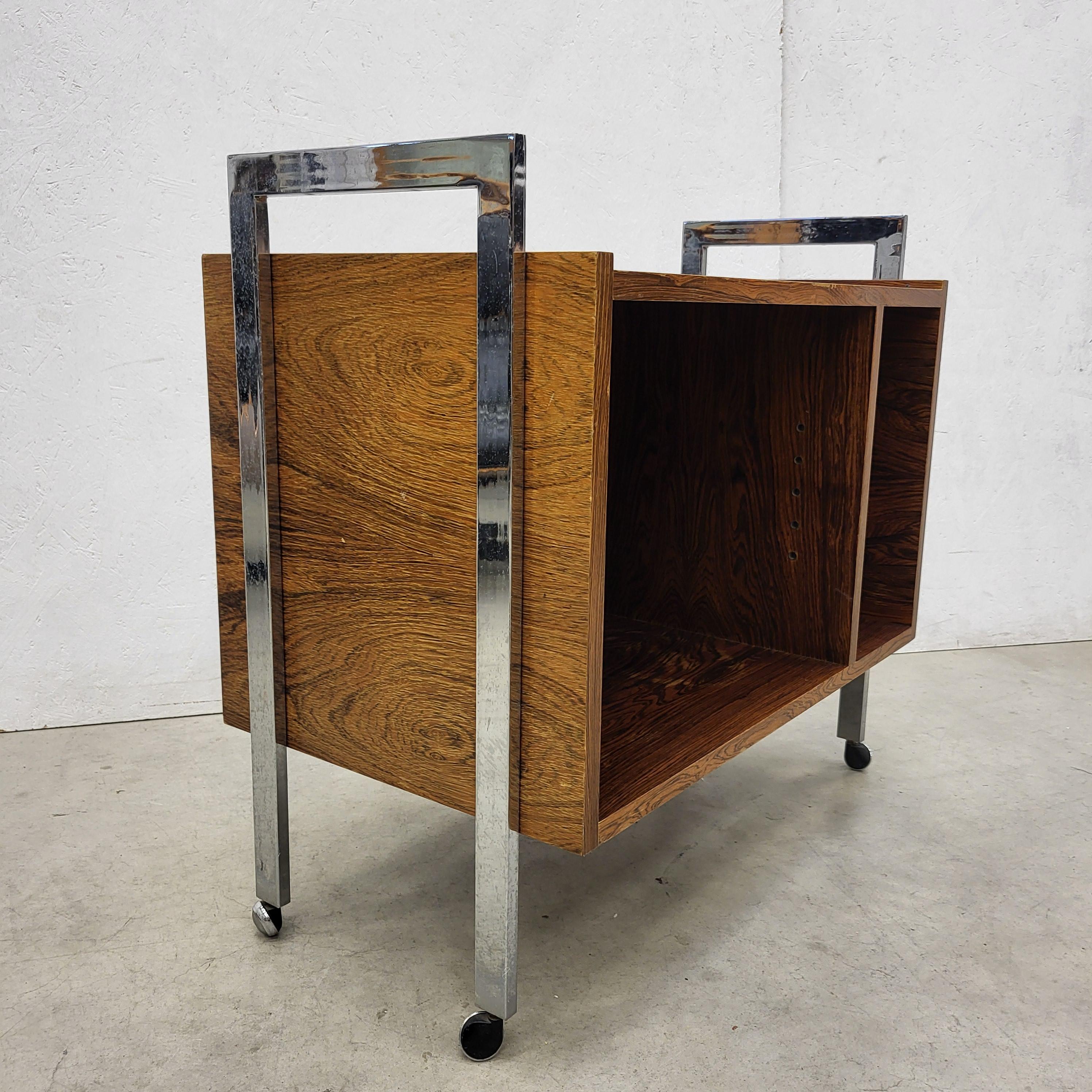Rare Bodil Kjaer Cabinet Trolley by E. Pederson & Son Denmark 1959 In Good Condition For Sale In Aachen, NW