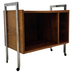 Raro carro con armario Bodil Kjaer de E. Pederson & Son Dinamarca 1959