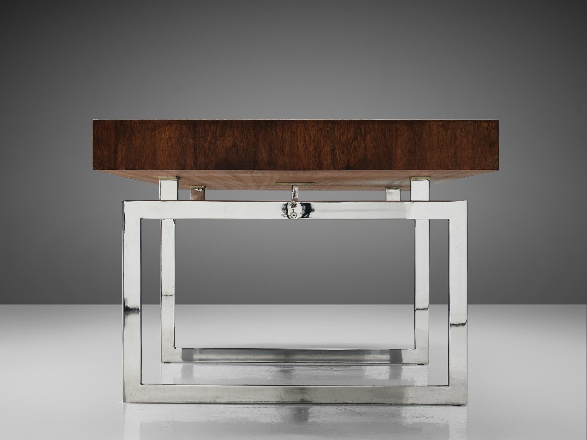 Rare Bodil Kjaer Executive Writing Table and Cabinet 1
