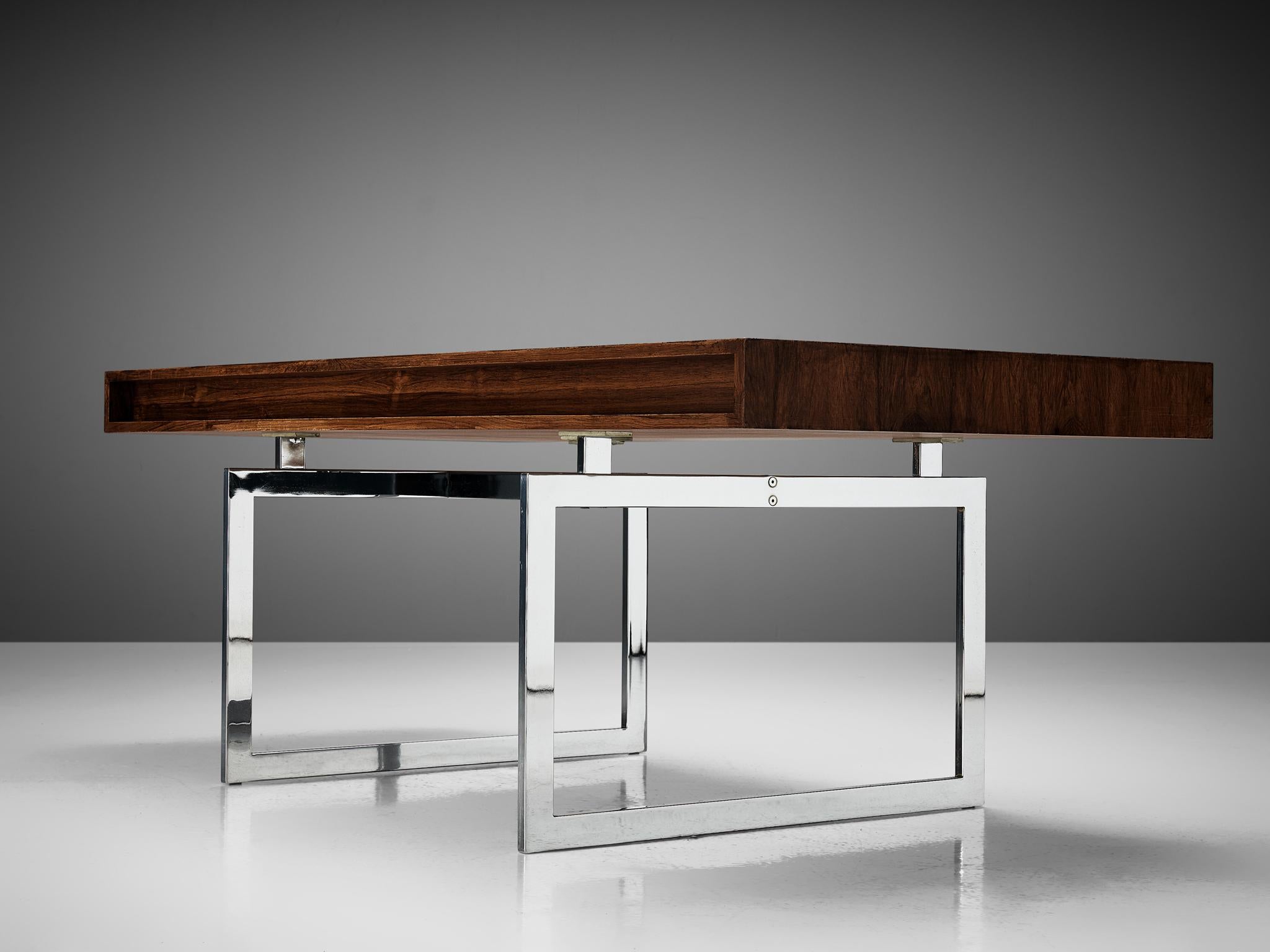 Rare Bodil Kjaer Executive Writing Table and Cabinet 2