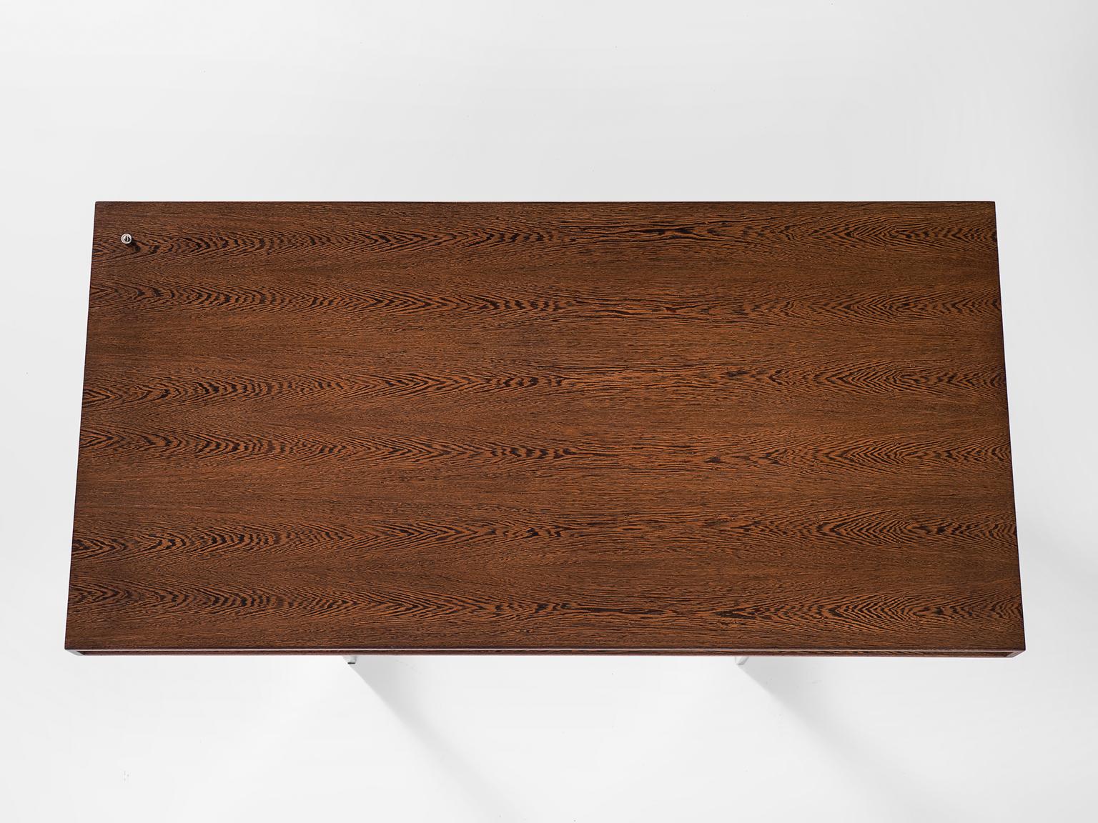 Rare Bodil Kjaer Executive Writing Table and Cabinet in Wenge 4
