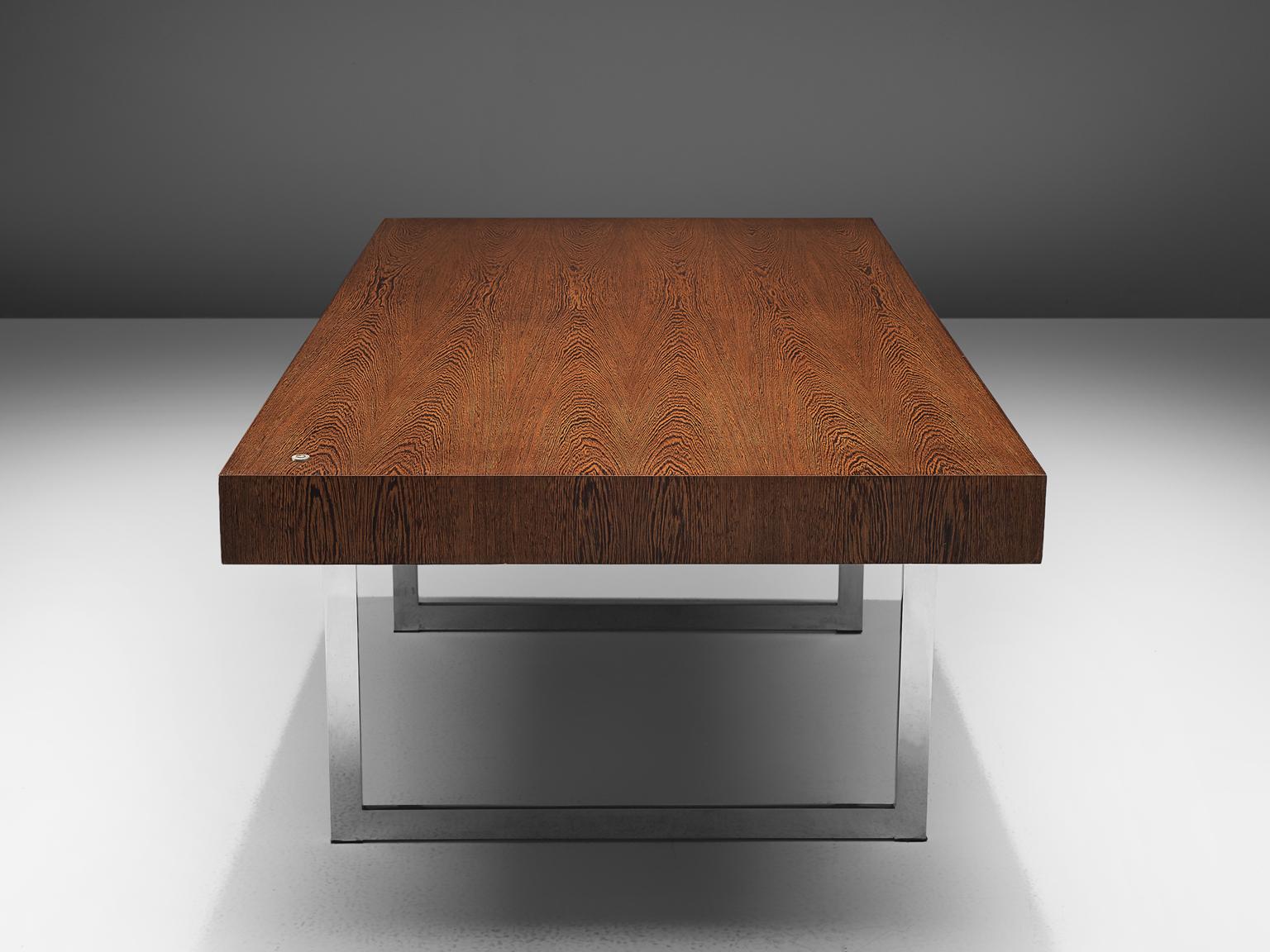 Rare Bodil Kjaer Executive Writing Table and Cabinet in Wenge 2