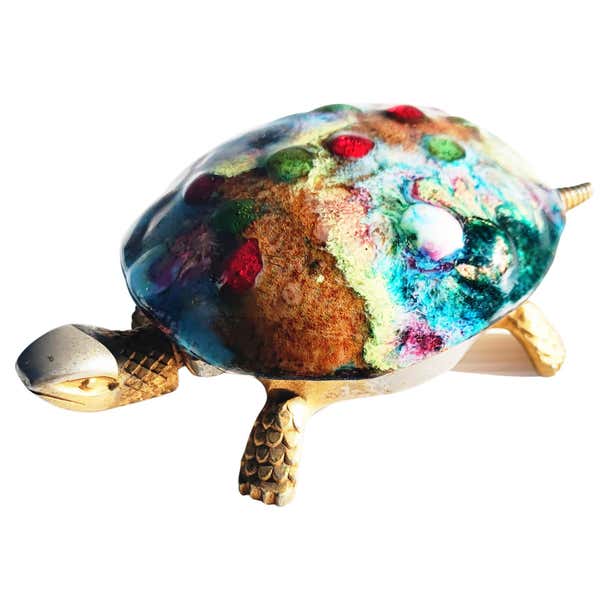 Rare Boj Brass Turtle Hotel Call Bell by Eibar, Spain, 1960s For Sale ...