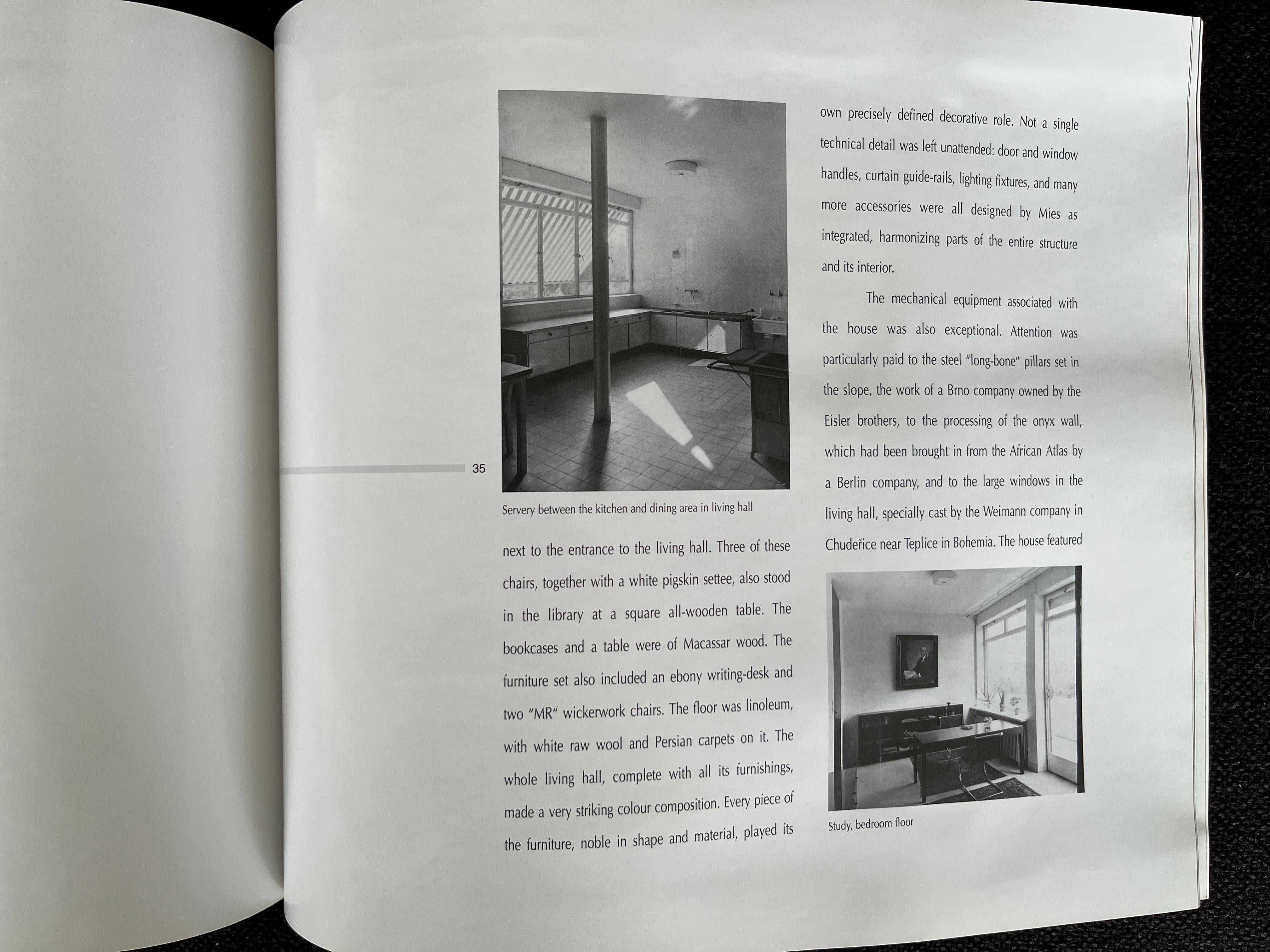 Rare Book Ludwig Mies van der Rohe, Tugendhat 6