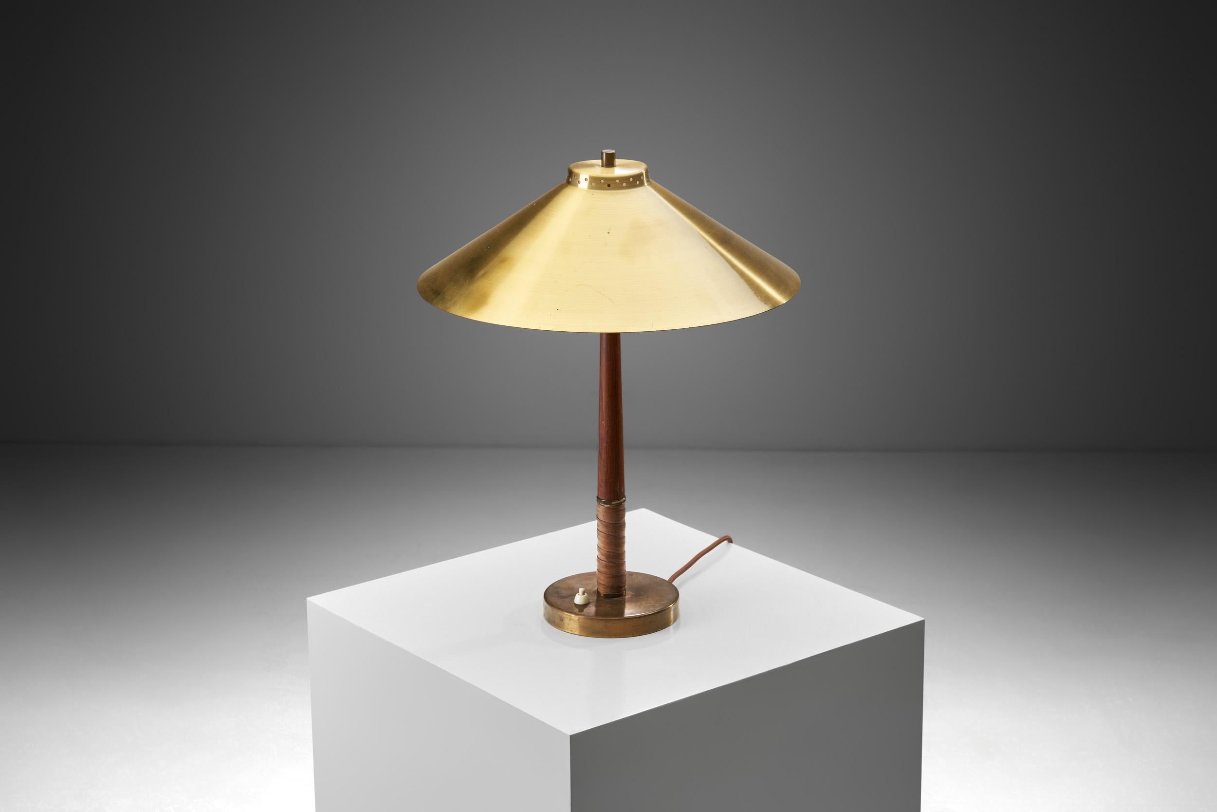 Rare lampe de table Boréns Borås Modèle 