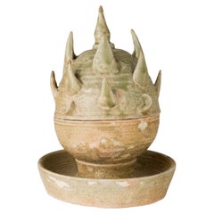 Rare Boshan Incense Burner Yue Celadon, Han-Jin dynasty