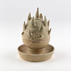 Rare Boshan Incense Burner Yue Celadon, Jin dynasty